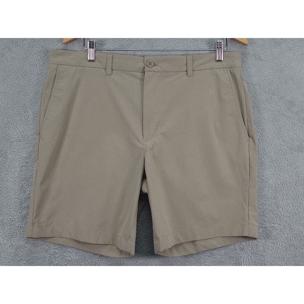 Vineyard Vines Performance Men's Chino Shorts Khaki‎ Size 34 Flat Front Golf